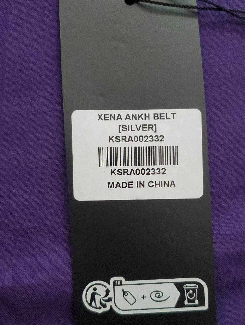 *NWT* Killstar Xena Ankh Belt ( Silver) Statement Belt - Picture 2 of 16